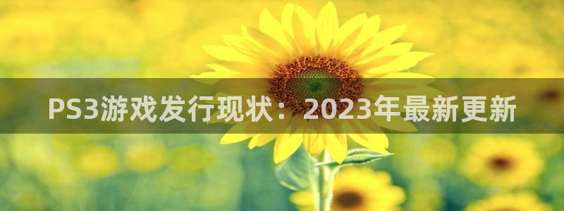 门徒平台注册登陆失败怎么办：PS3游戏发行现状：2023年最新更新